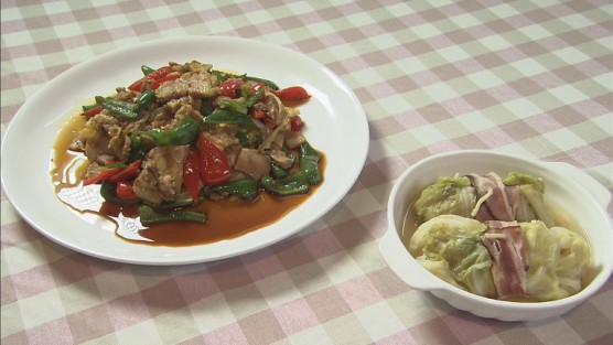 スマイルスタジアム ロールキャベツと回鍋肉 スマイルスタジアム ロールキャベツと回鍋肉